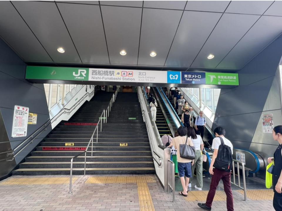 西船橋駅を北口から出ます。