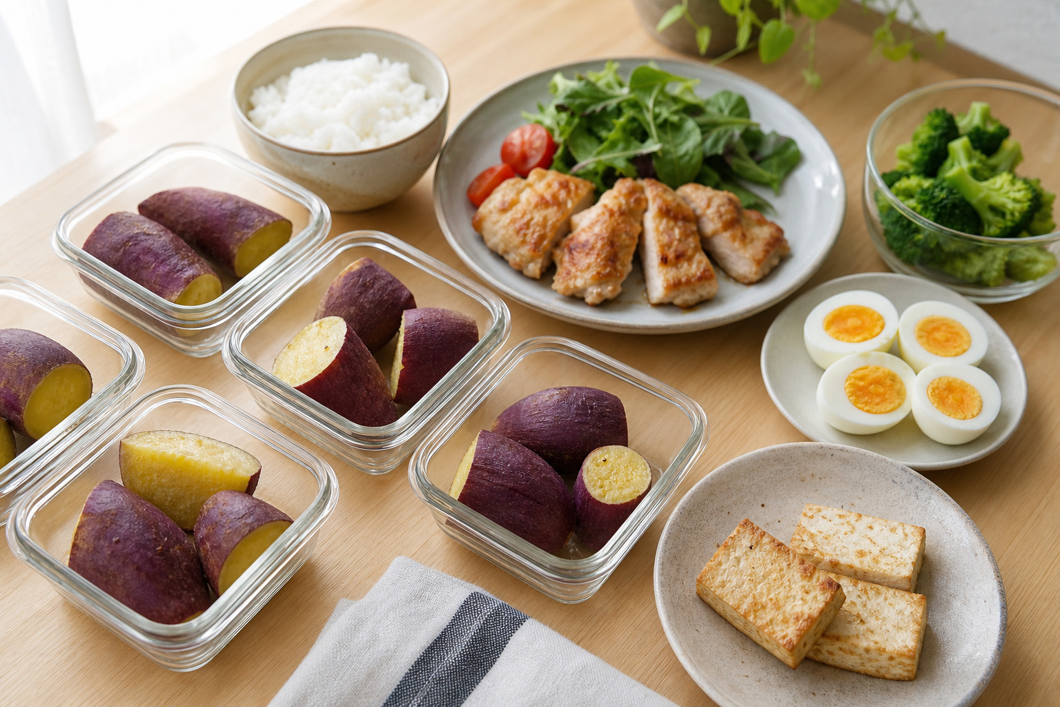 さつまいもを続けやすい食事管理に変える実践例を補足する画像
