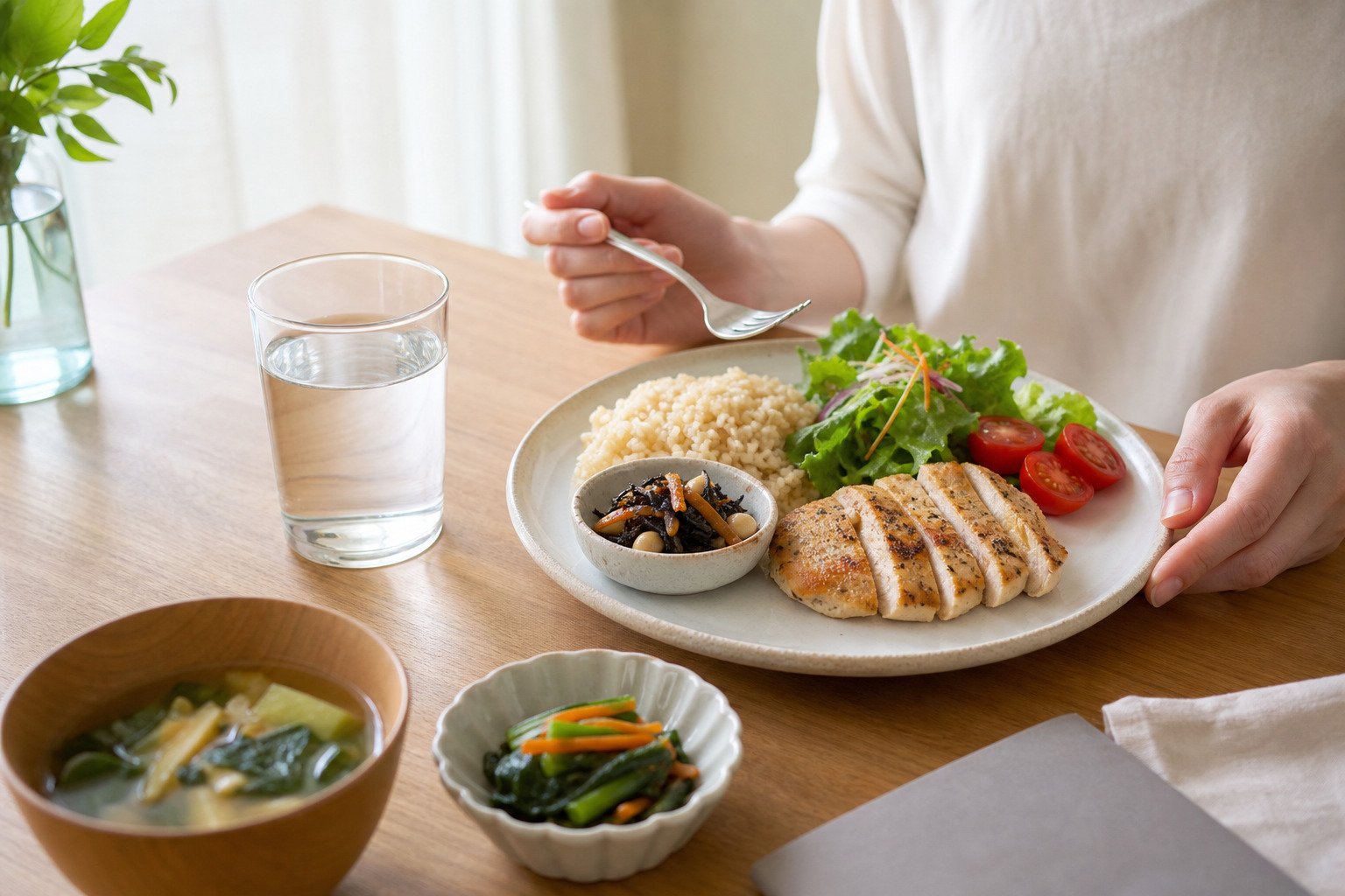 水ダイエットは「水だけで体脂肪が減る方法」ではないを補足する画像
