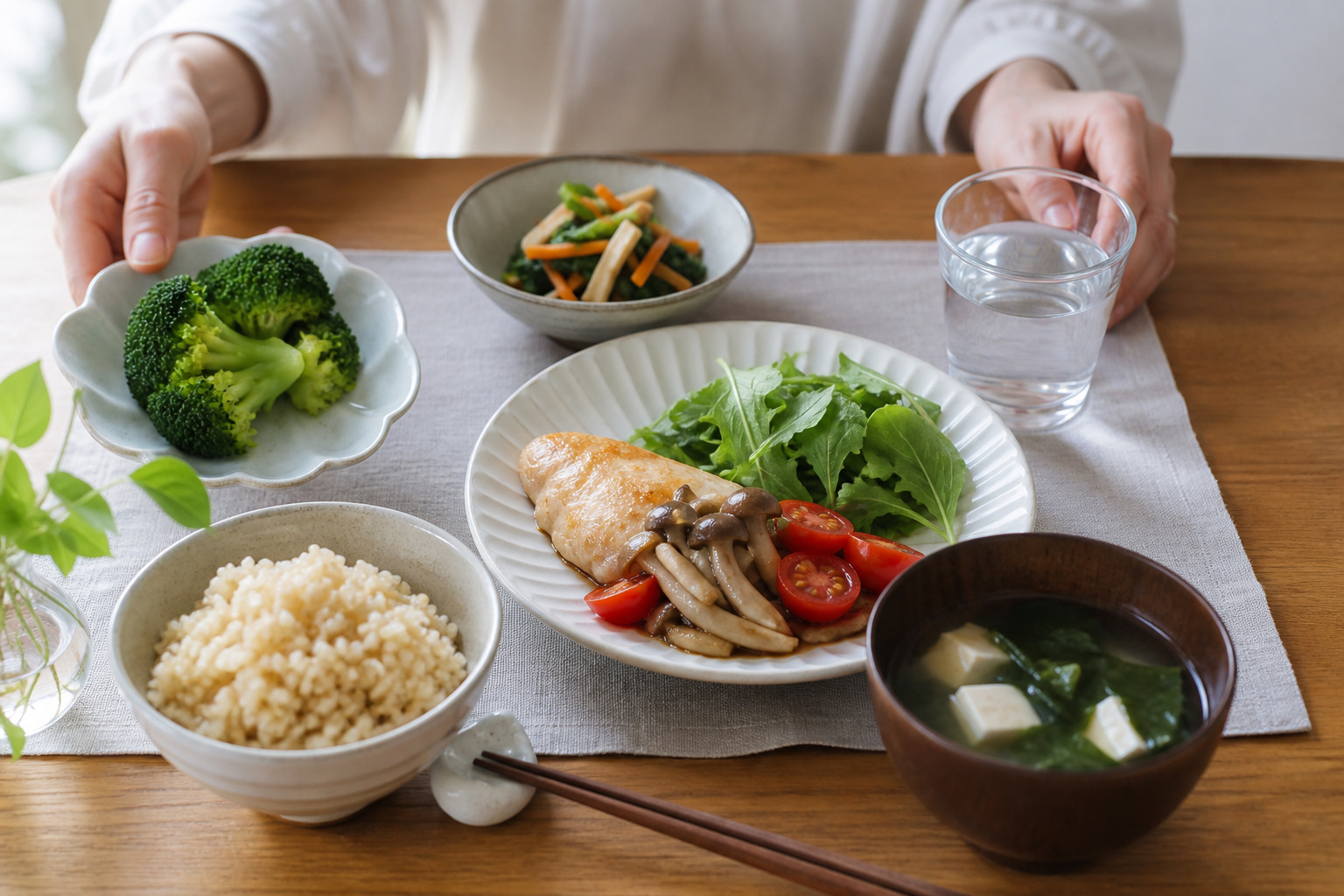 ブロッコリーはダイエットに向いているが、食事だけで体脂肪が減るわけではないを補足する画像