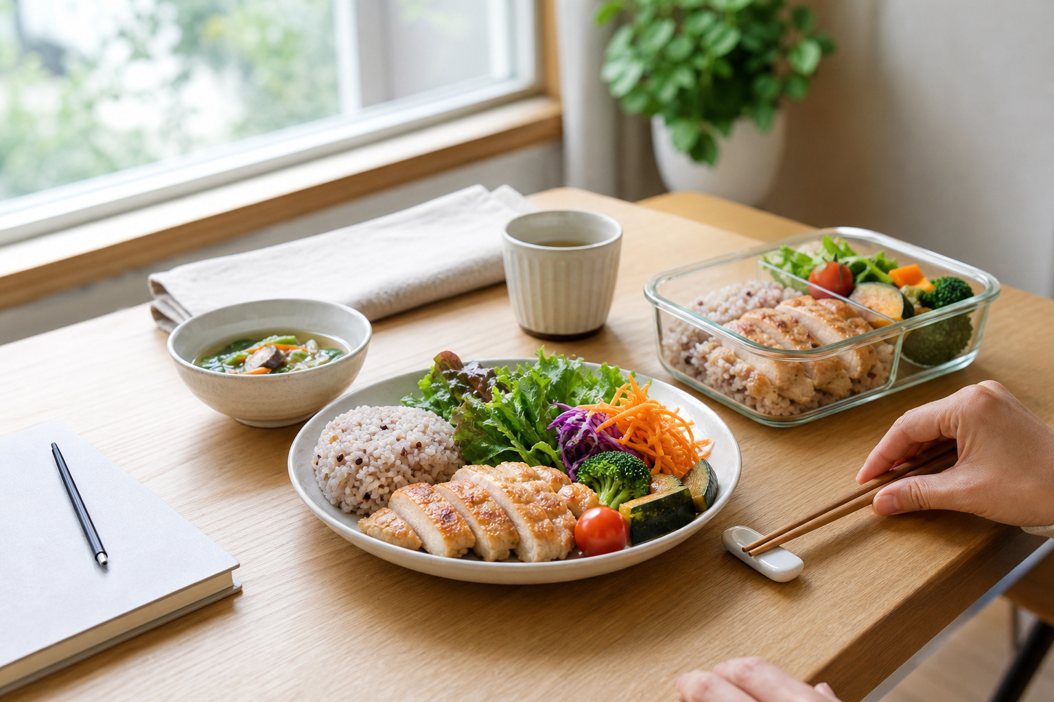 ダイエット中のお昼ご飯は「抜く」より「整える」が基本を補足する画像