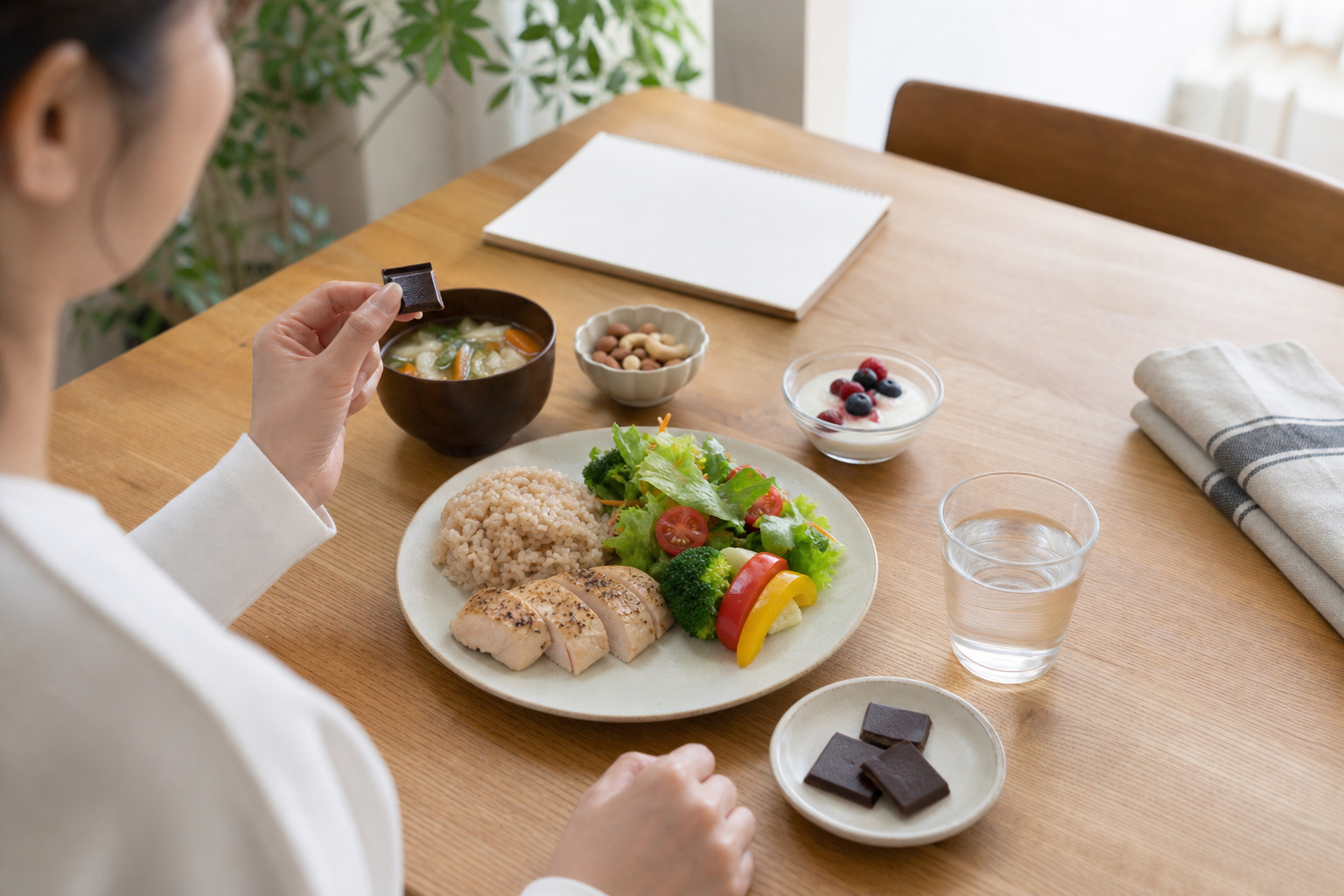 ダイエット チョコで確認すべきPFCバランスと目安を補足する画像