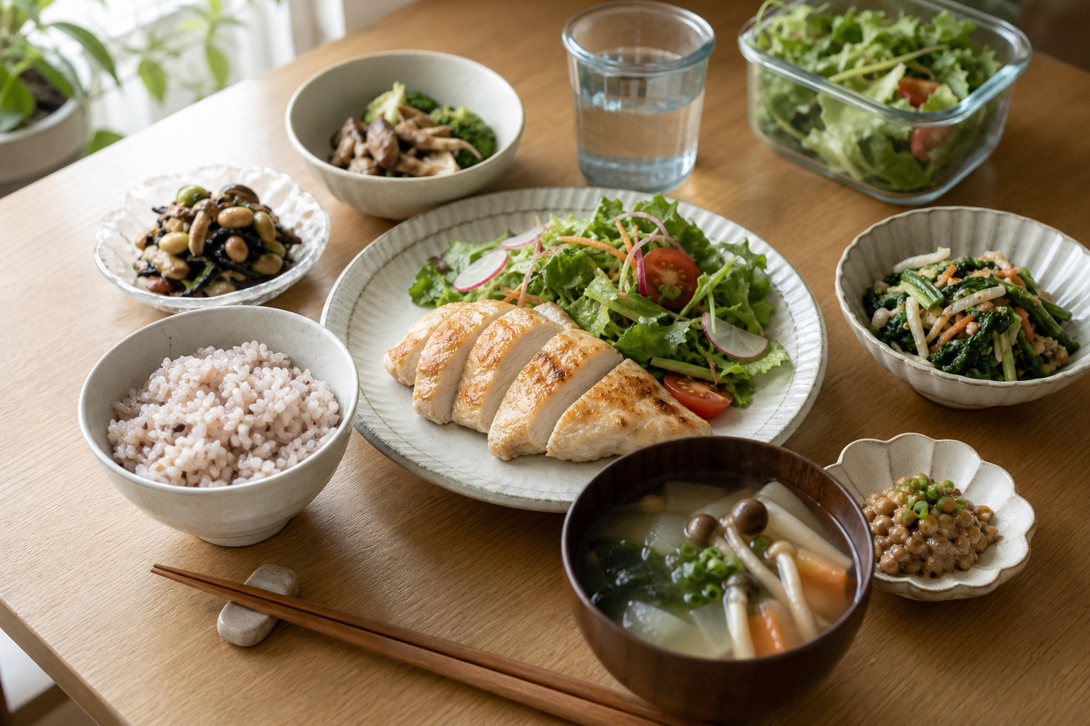 目的別に選ぶダイエット食材の組み合わせを補足する画像