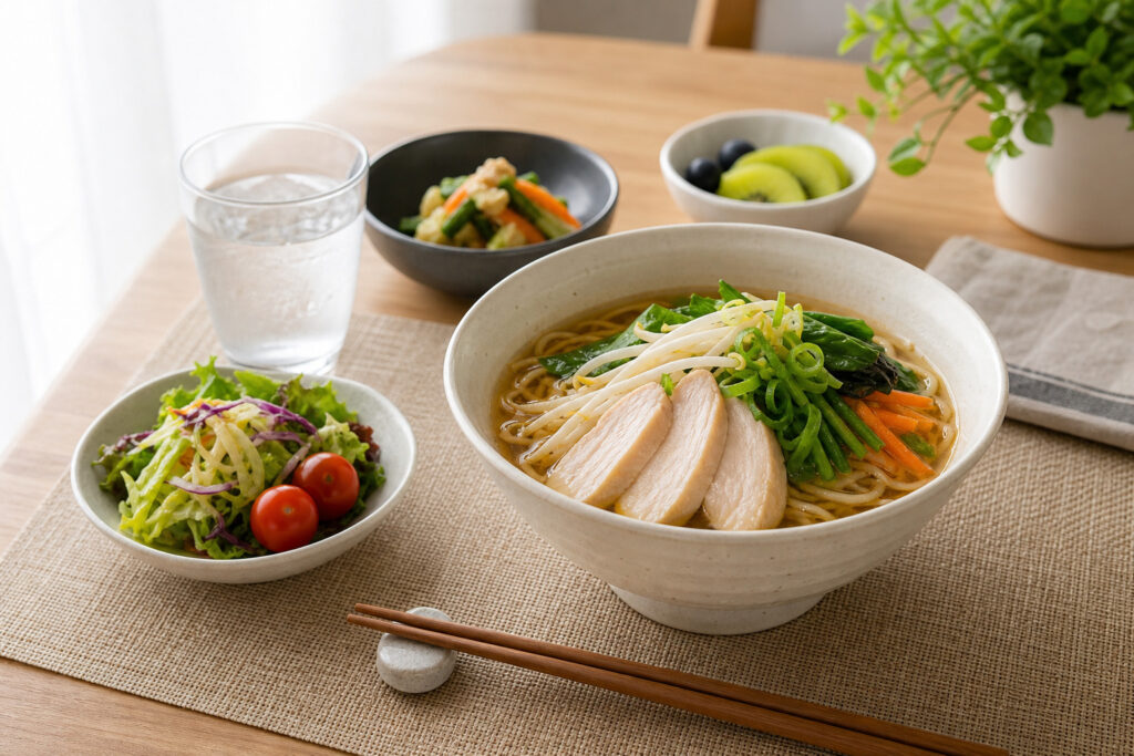 ダイエット中にラーメンは食べていい？太りにくい選び方・食べ方・翌日の調整法のアイキャッチ画像