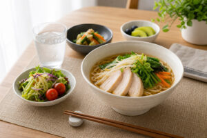 ダイエット中にラーメンは食べていい？太りにくい選び方・食べ方・翌日の調整法のアイキャッチ画像