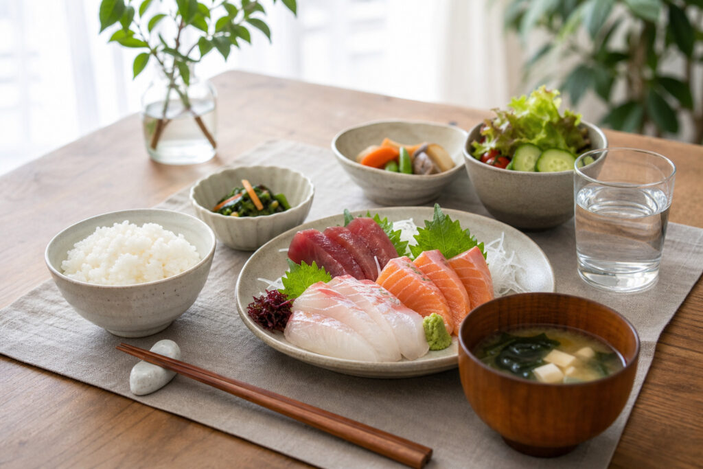 刺身はダイエット中に食べてもいい？太りにくい魚の選び方・量・注意点を解説のアイキャッチ画像