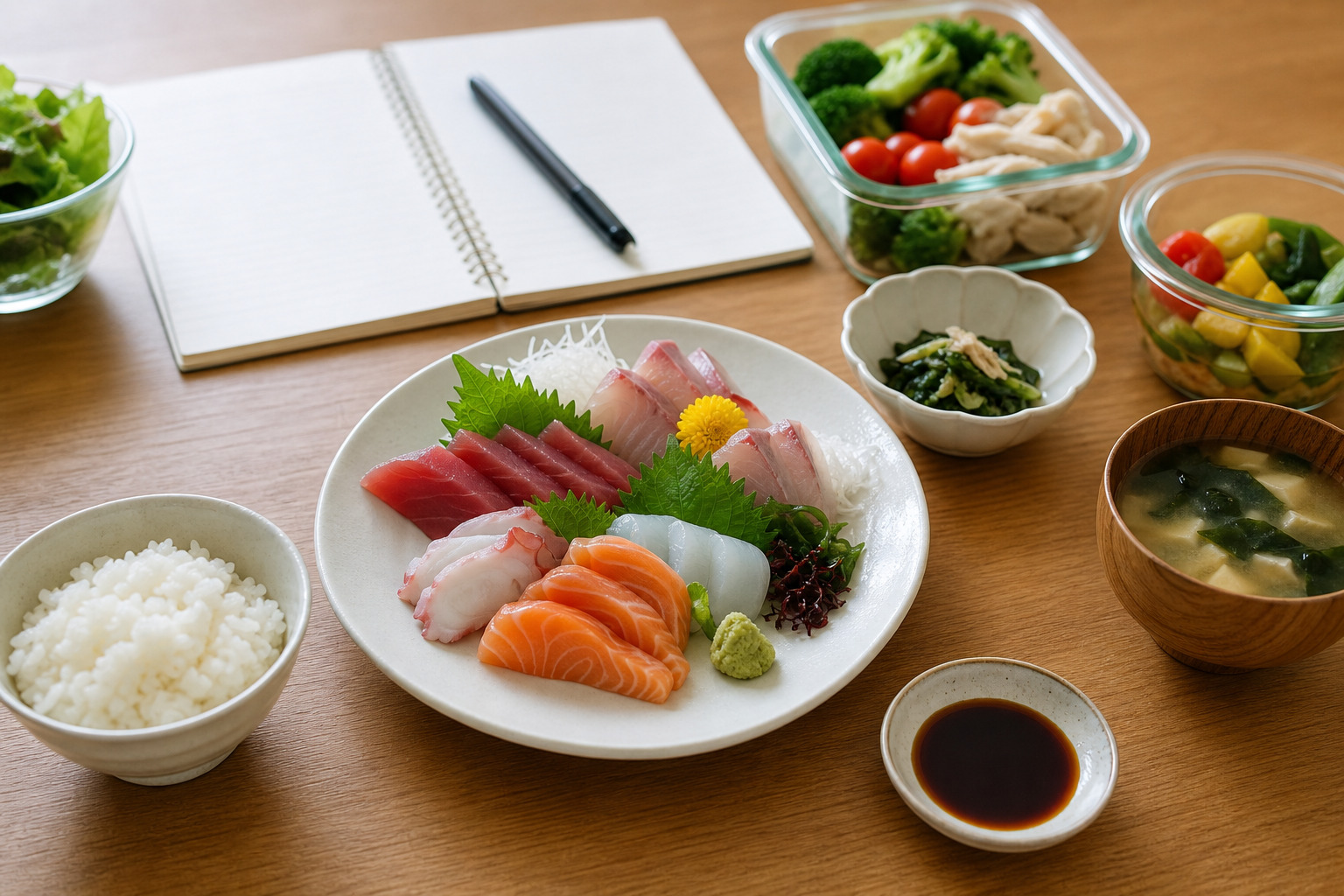 刺身 ダイエットで確認すべきPFCバランスと目安を補足する画像